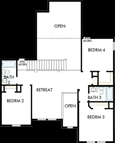 2D floor plan layout of this home in Headwaters 50' - Executive Series, Dripping Springs, TX (Image 3). 2D floor plan layout of this home in Headwaters 50' - Executive Series, Dripping Springs, TX (Image 3).