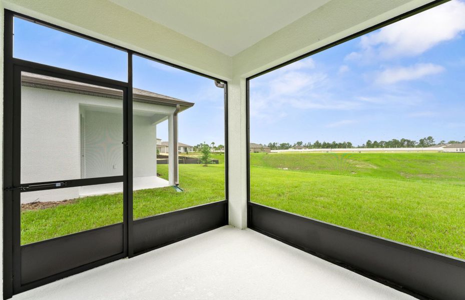 Exterior details and patio area of a home in Caldera, Spring Hill (Image 3).