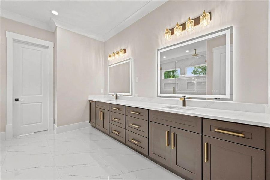 Furnished interior view inside a new home in , Loganville (Image 40).