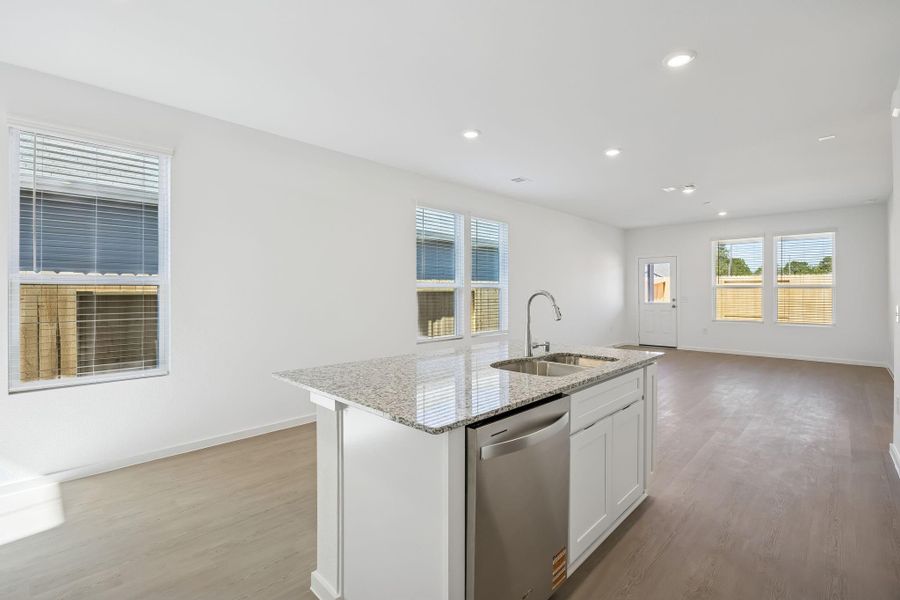 Furnished interior view inside a new home in Decker Farms, Magnolia (Image 6).