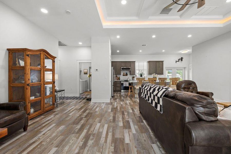 Furnished interior view inside a new home in , Okeechobee (Image 31).