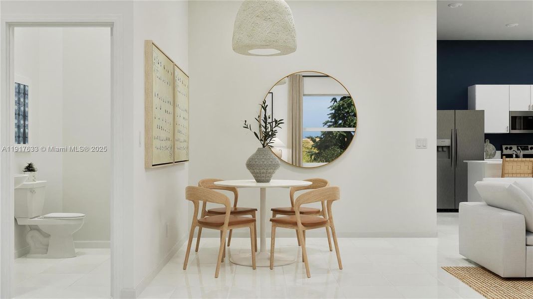 Furnished interior view inside a new home in Coral Landings, Miami (Image 4).