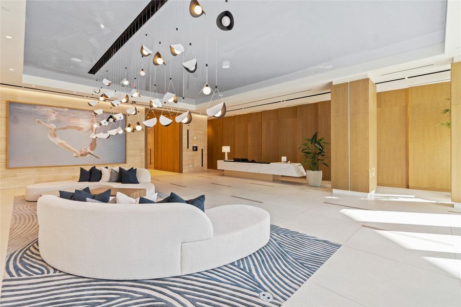 Furnished interior view inside a new home in , Fort Lauderdale (Image 48).