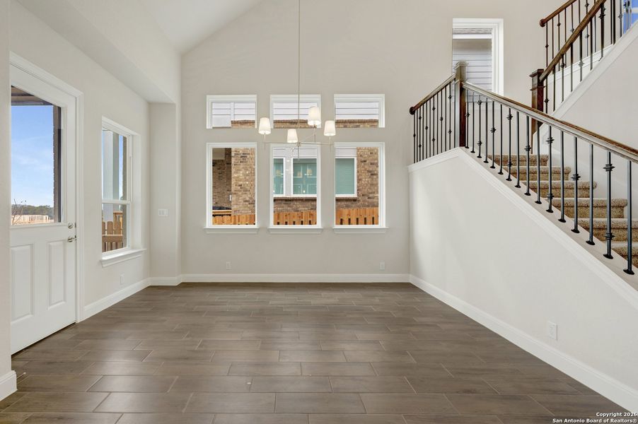 Spacious, unfurnished interior of a new home in Windsong - Reserve Series, Boerne (Image 23).