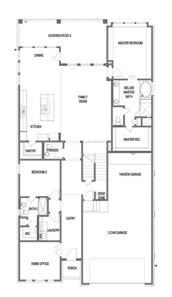 2D floor plan layout of this home in University Heights, Round Rock, TX (Image 3). 2D floor plan layout of this home in University Heights, Round Rock, TX (Image 3).