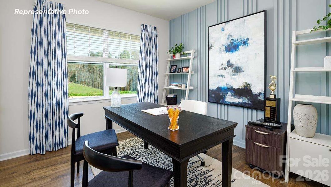 Furnished interior view inside a new home in Sonoma Hills, Charlotte (Image 29).