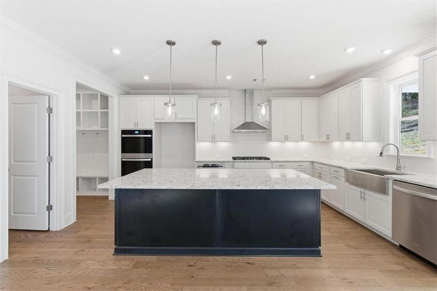 Furnished interior view inside a new home in Ford Landing, Acworth (Image 7).