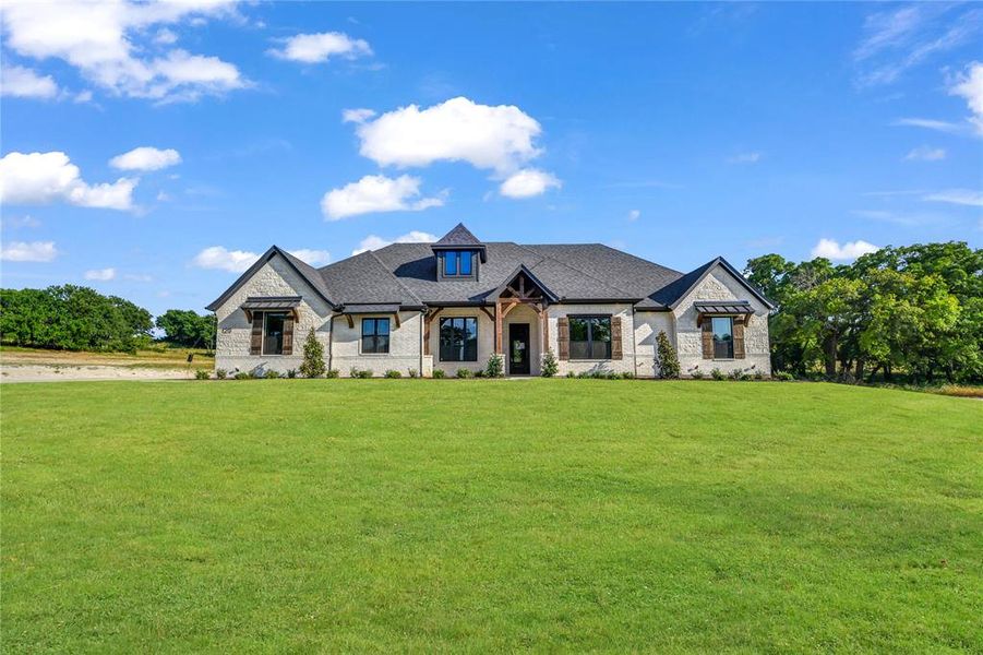 Front exterior of a new home in , Decatur, TX, highlighting curb appeal (Image 25).