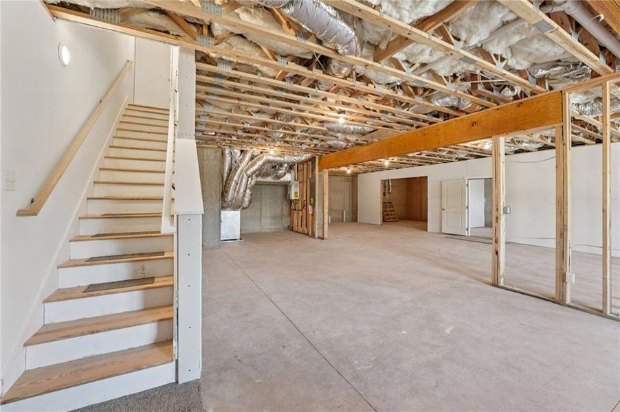 In-progress construction of a new home in , Canton, GA (Image 76).