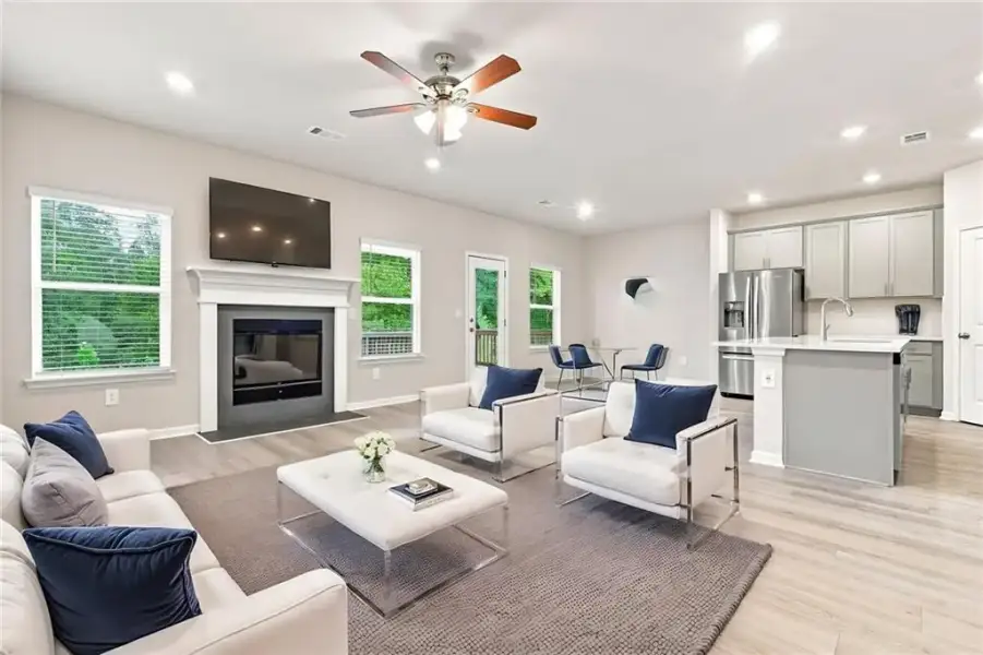 Furnished interior view inside a new home in Little River Falls, Woodstock (Image 11).