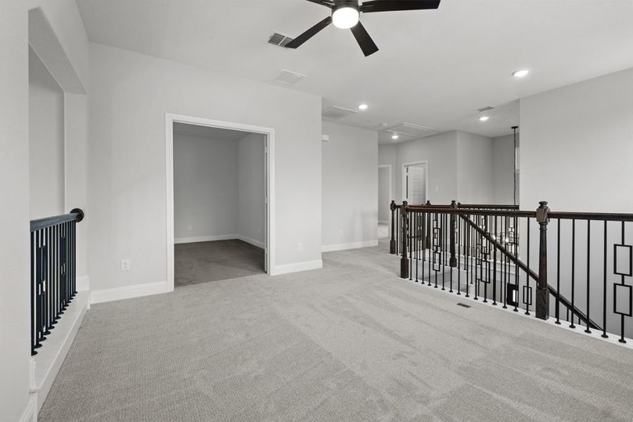 Representative unfurnished interior of a home built from the Bradley by Landon Homes in East Village - Classic Series, Frisco (Image 26). Representative unfurnished interior of a home built from the Bradley by Landon Homes in East Village - Classic Series, Frisco (Image 26).