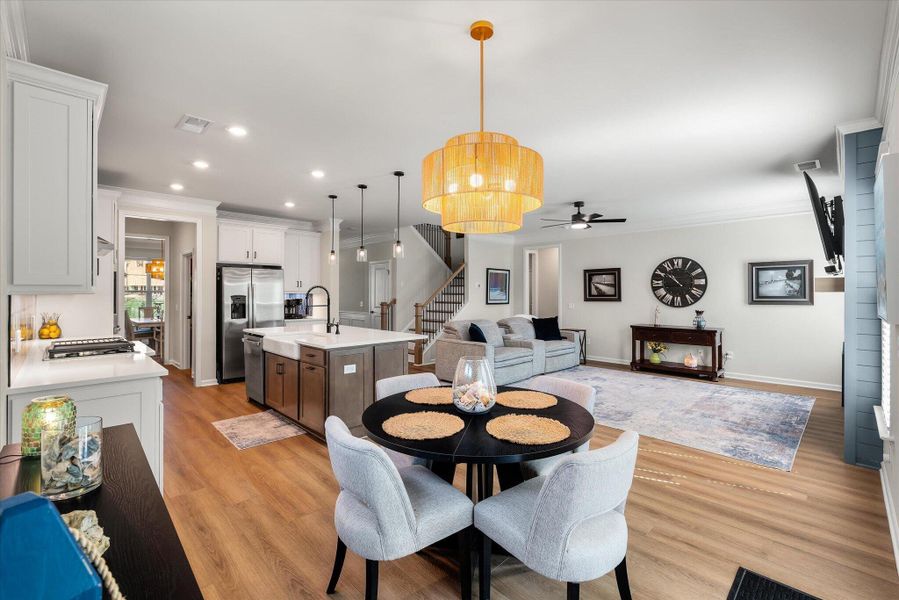 Furnished interior view inside a new home in Parker's Preserve, Ridgeville (Image 17).