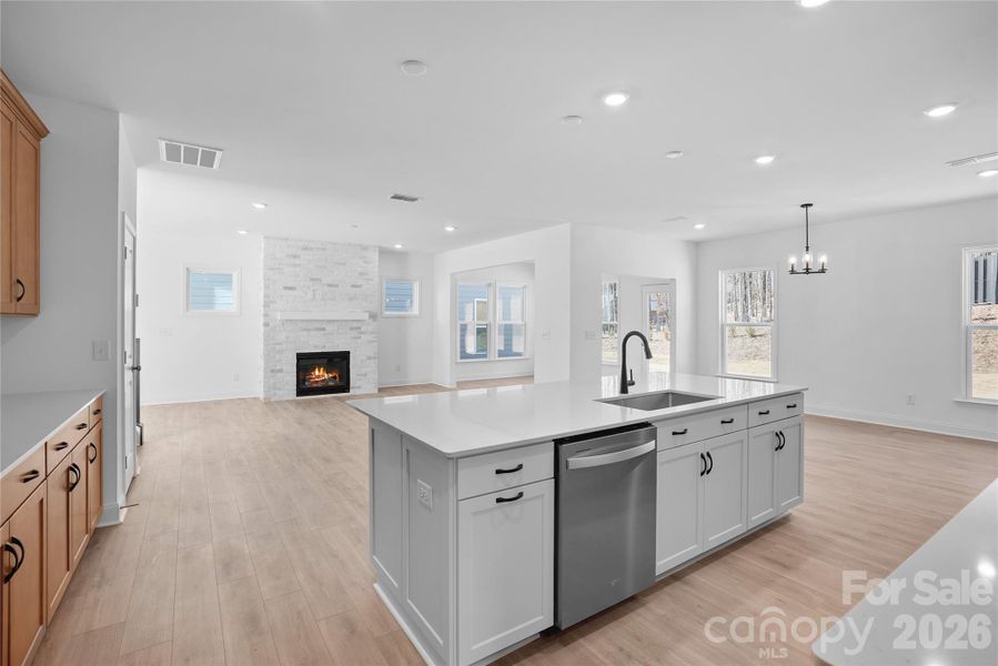 Furnished interior view inside a new home in Elmbrook, Indian Trail (Image 11).