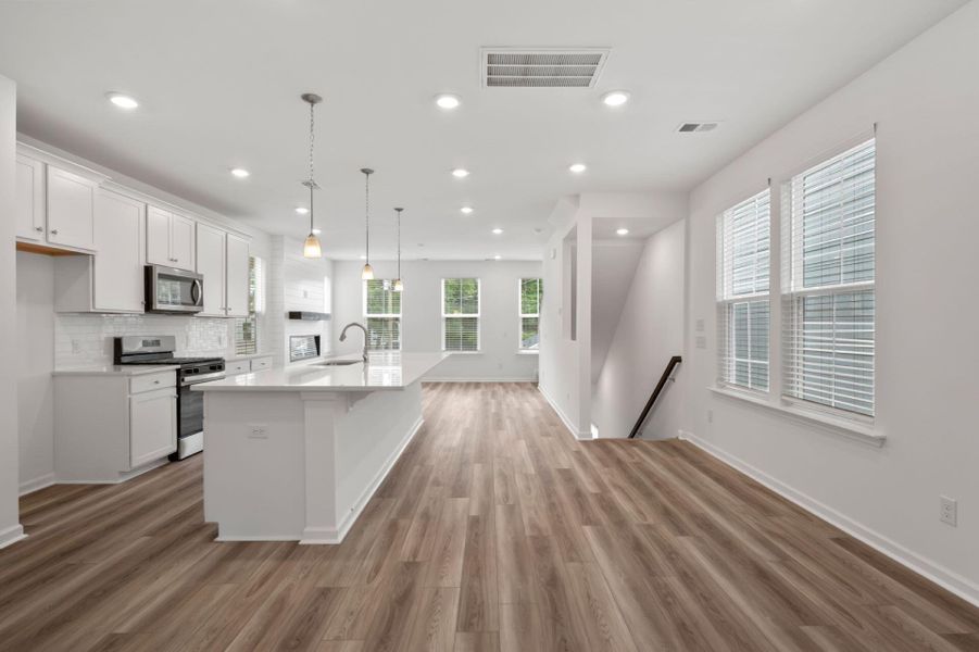 Furnished interior view inside a new home in , Charleston (Image 3).