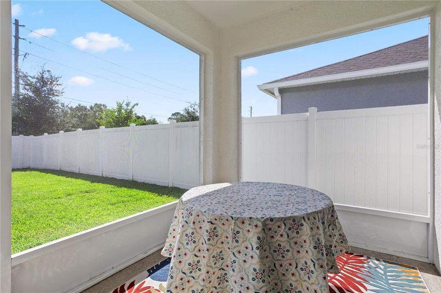 Exterior details and patio area of a home in , New Smyrna Beach (Image 25). Exterior details and patio area of a home in , New Smyrna Beach (Image 25).