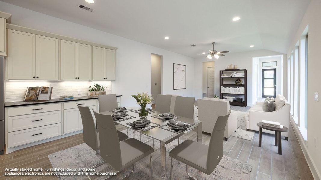 Furnished interior view inside a new home in Easton Park, Austin (Image 4).