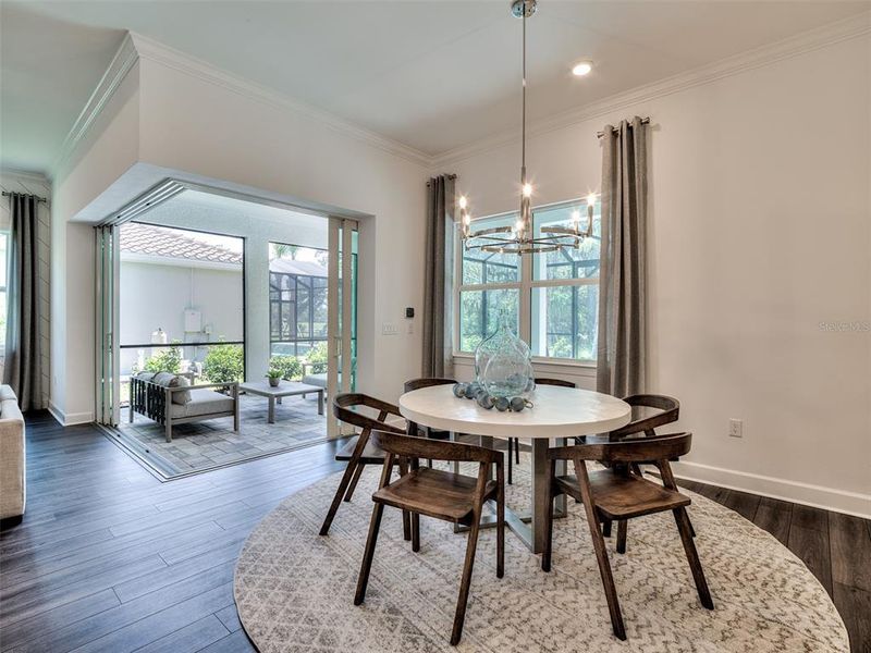 Furnished interior view inside a new home in BeachWalk by Manasota Key, Englewood (Image 7).