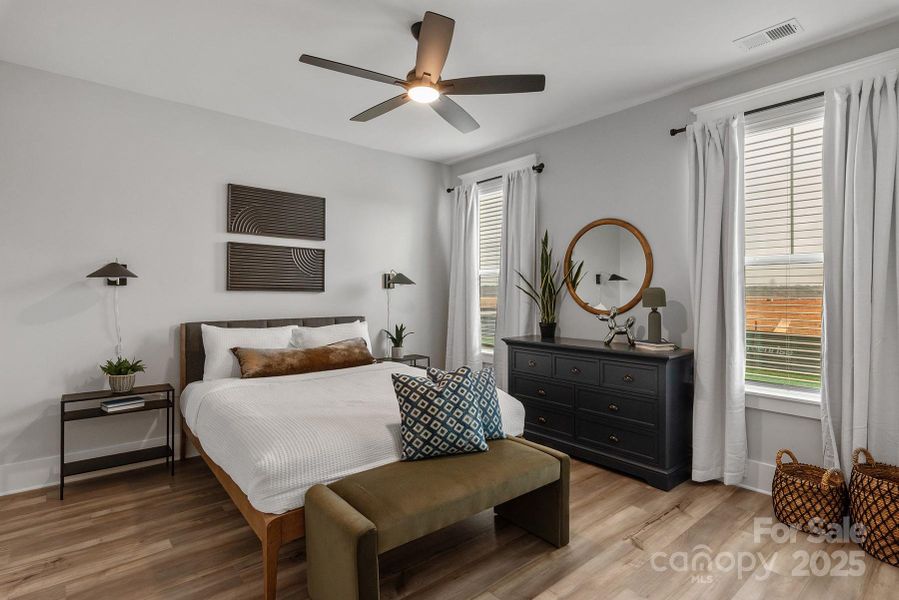 Furnished interior in a model home at Stoneridge Hills in Rock Hill (Image 19).