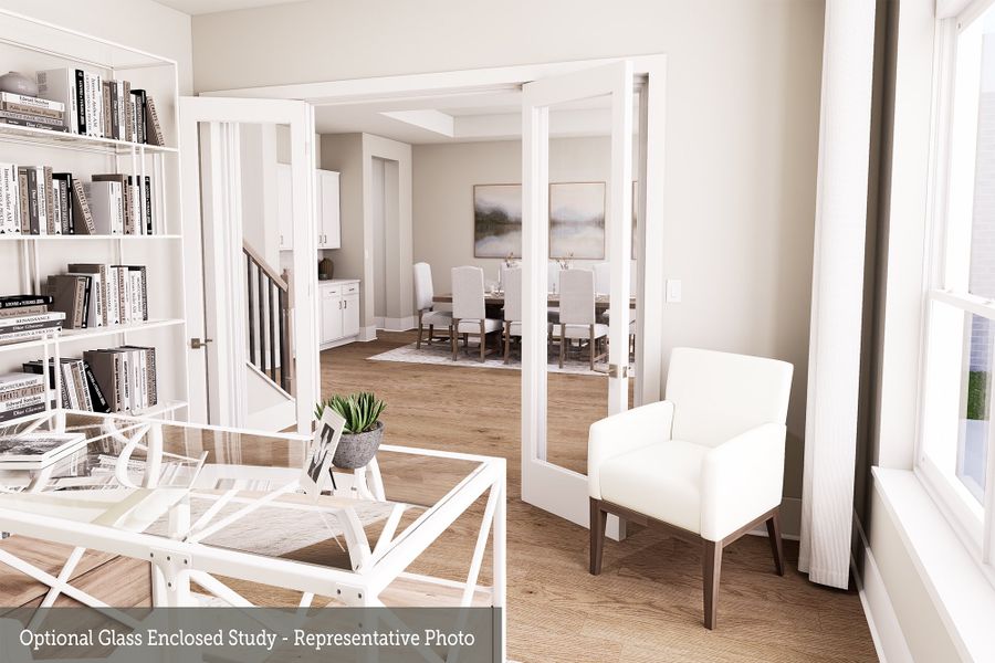 The Miranda - Optional Study with Doors The Miranda - Optional Study with Doors