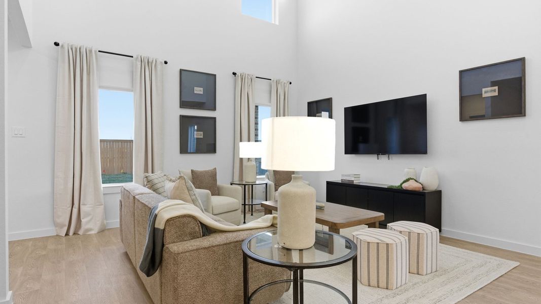 Furnished interior view inside a new home in Emberly, Beasley (Image 11). Furnished interior view inside a new home in Emberly, Beasley (Image 11).