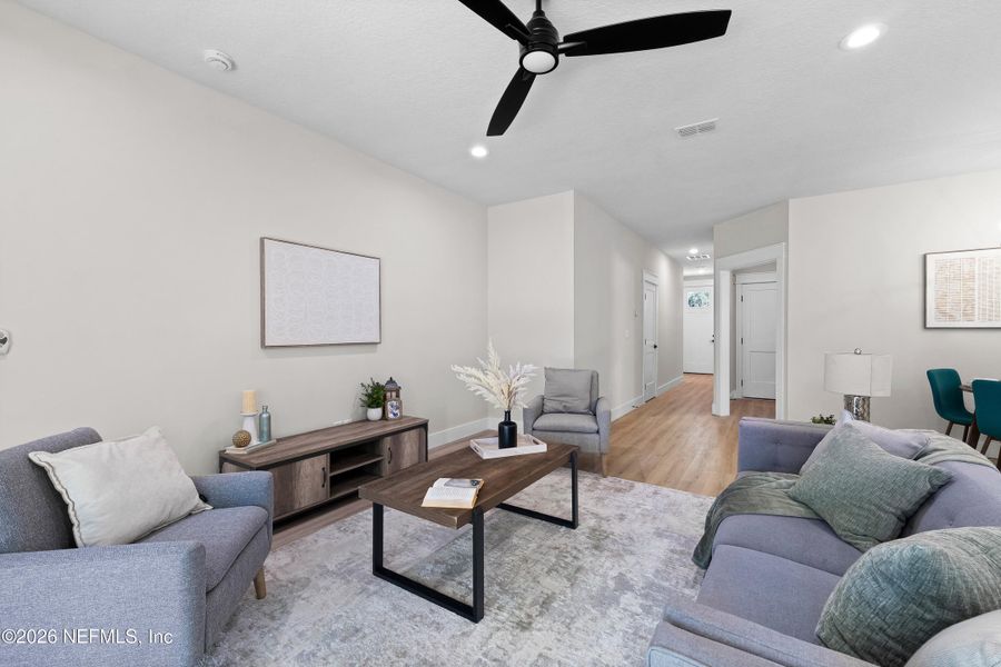 Furnished interior view inside a new home in , Jacksonville (Image 7).