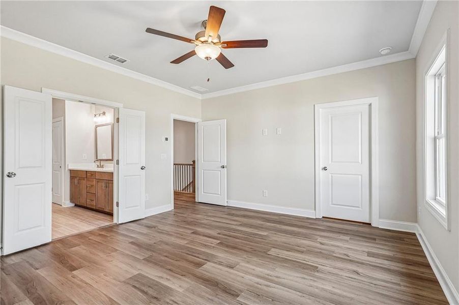 Spacious, unfurnished interior of a new home in Waterside Townhomes, Peachtree Corners (Image 37). Spacious, unfurnished interior of a new home in Waterside Townhomes, Peachtree Corners (Image 37).