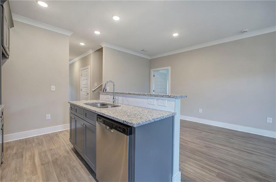 Furnished interior view inside a new home in , Cartersville (Image 5).