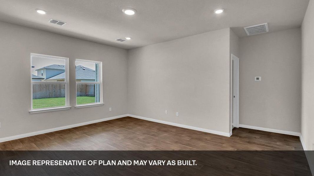 Spacious, unfurnished interior of a new home in Rosenbusch Ranch, Leander (Image 19).