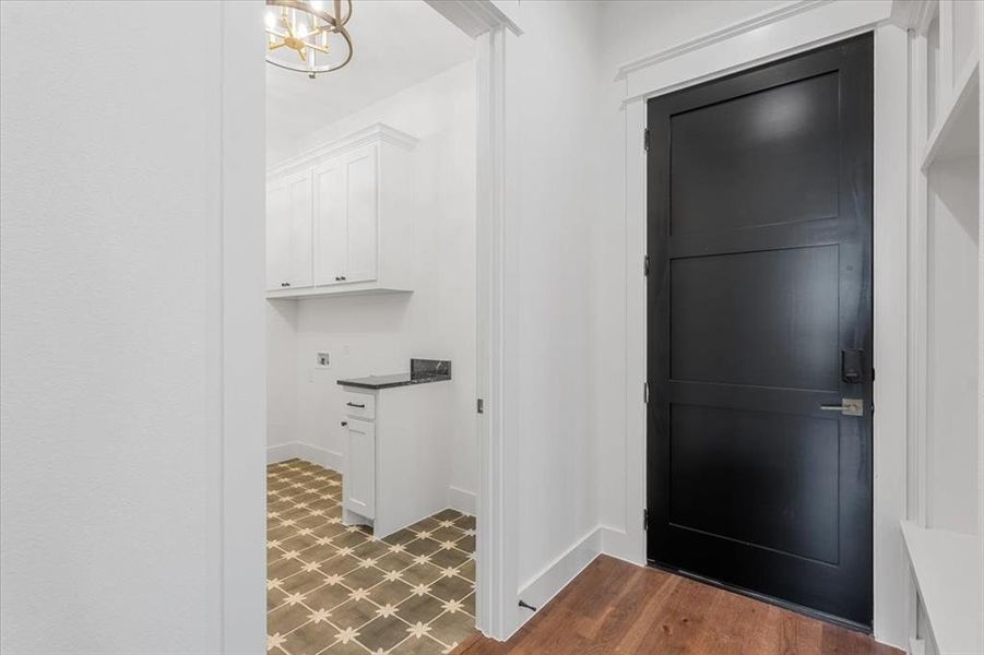 Furnished interior view inside a new home in , Godley (Image 8).