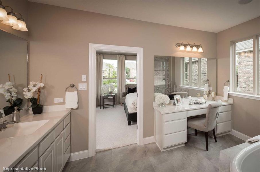 Furnished interior view inside a new home in Star Trail: 65ft. lots, Prosper (Image 14). Furnished interior view inside a new home in Star Trail: 65ft. lots, Prosper (Image 14).