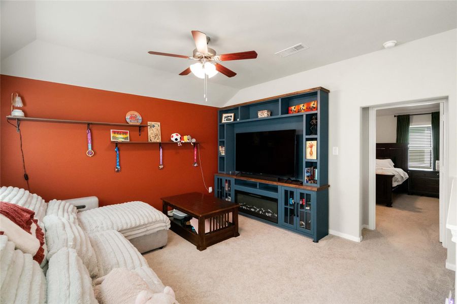 Furnished interior view inside a new home in , Conroe (Image 9). Furnished interior view inside a new home in , Conroe (Image 9).