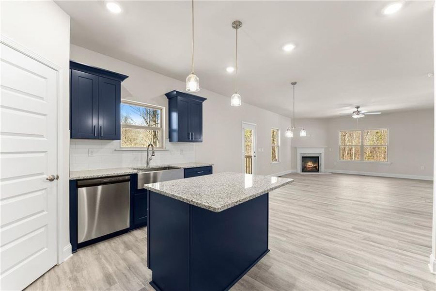 Furnished interior view inside a new home in Magnolia Villas, Cornelia (Image 13).