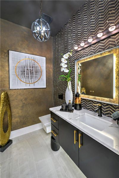 Furnished interior view inside a new home in The Estates at Brown's Landing, Port Orange (Image 25).