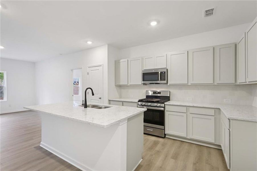 Furnished interior view inside a new home in The Pointe at Heron Bay, Locust Grove (Image 7).