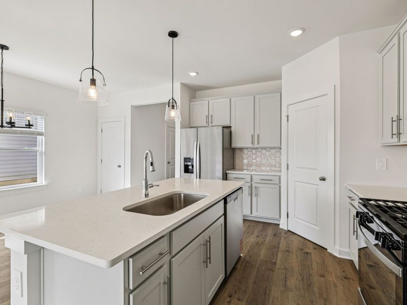 Skip takeout and prep dinner in the well-appointed kitchen.