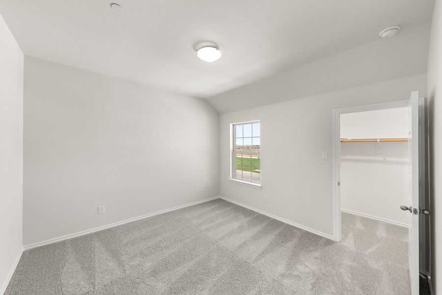 Front exterior of a new home in Sanger Circle, Sanger, TX, highlighting curb appeal (Image 23). Front exterior of a new home in Sanger Circle, Sanger, TX, highlighting curb appeal (Image 23).