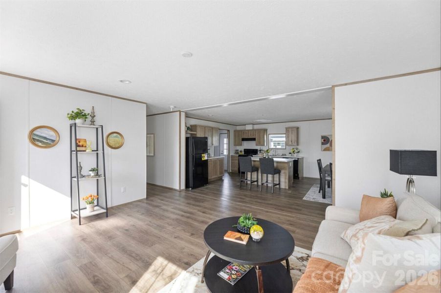 Furnished interior view inside a new home in , Hays (Image 9).