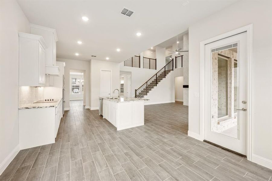 Furnished interior view inside a new home in Sunrise at Garden Valley, Waxahachie (Image 10).
