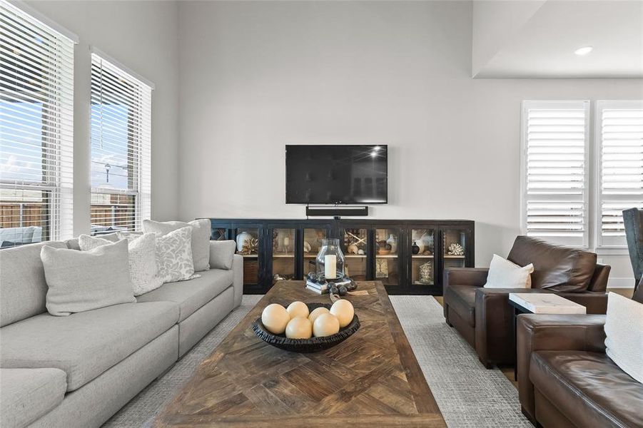 Furnished interior view inside a new home in Trinity Falls, McKinney (Image 13).