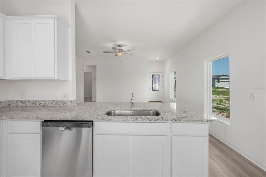 Furnished interior view inside a new home in Gum Lake Preserve, Lake Alfred (Image 8).