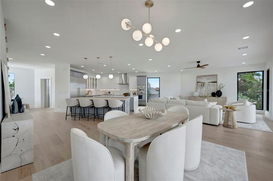 Furnished interior view inside a new home in , St. Petersburg (Image 25).