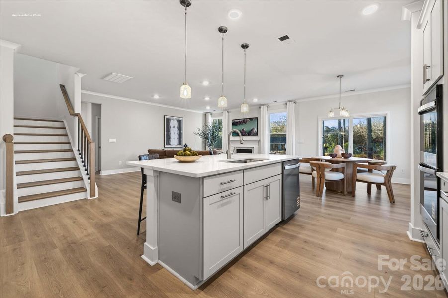 Furnished interior view inside a new home in Brantley, Mooresville (Image 10).