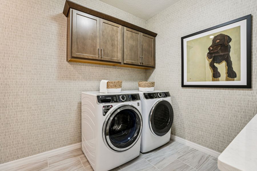 Representative furnished interior of a home built from the Briella by Risewell Homes in Country Club Estates, Palm Bay (Image 27).