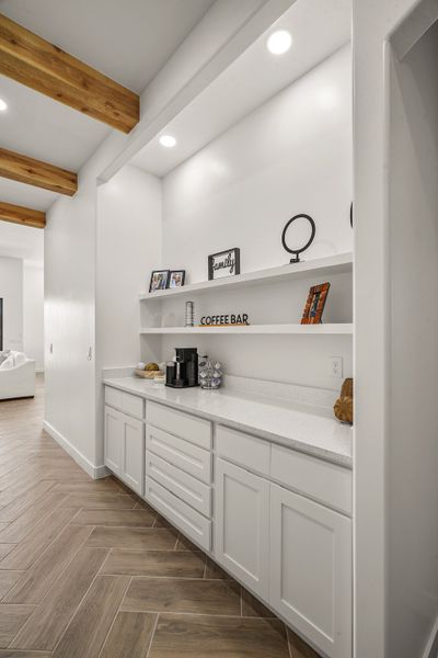 Representative furnished interior of a home built from the Escondido by LEH. Homes in Verdancia, El Paso (Image 33).