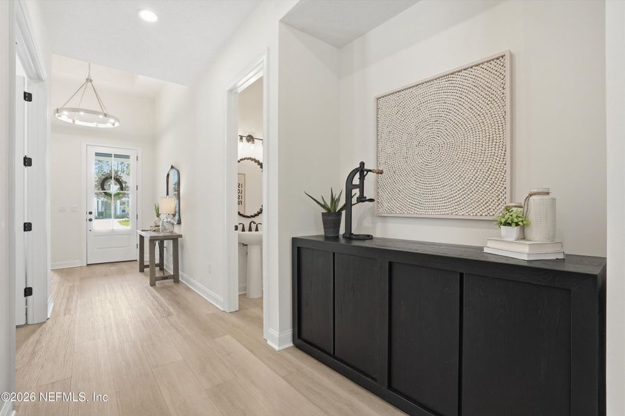 Furnished interior view inside a new home in Palm Crest at Seabrook, Ponte Vedra (Image 16).
