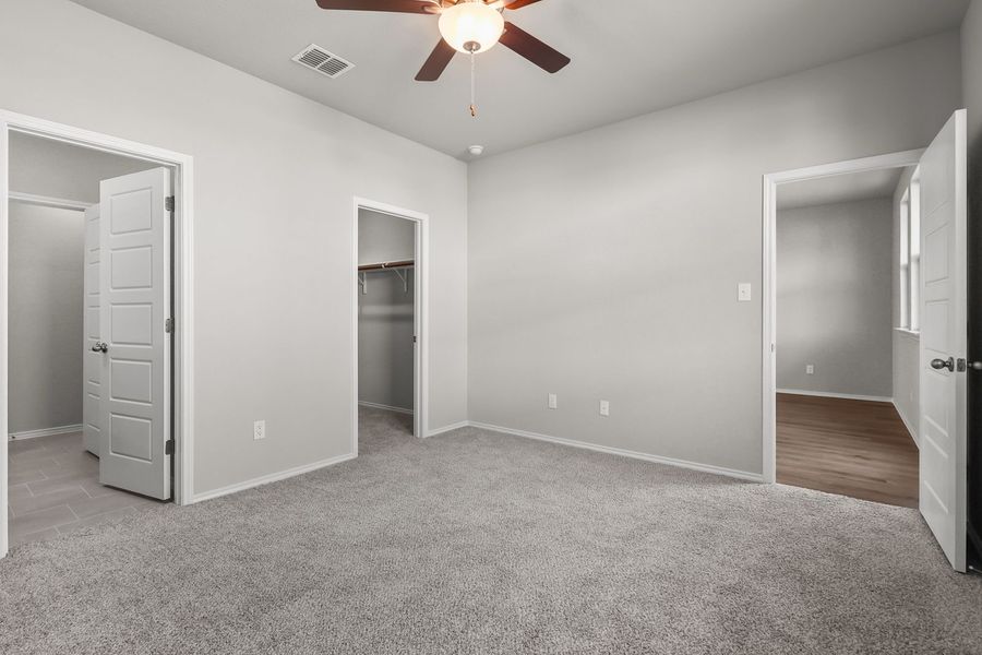Representative unfurnished interior of a home built from the The Frio F by Davidson Homes LLC in Heartland, Heartland (Image 20). Representative unfurnished interior of a home built from the The Frio F by Davidson Homes LLC in Heartland, Heartland (Image 20).