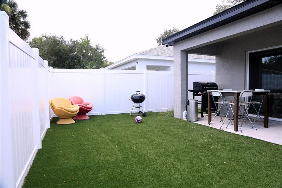 Exterior details and patio area of a home in , Sanford (Image 30). Exterior details and patio area of a home in , Sanford (Image 30).