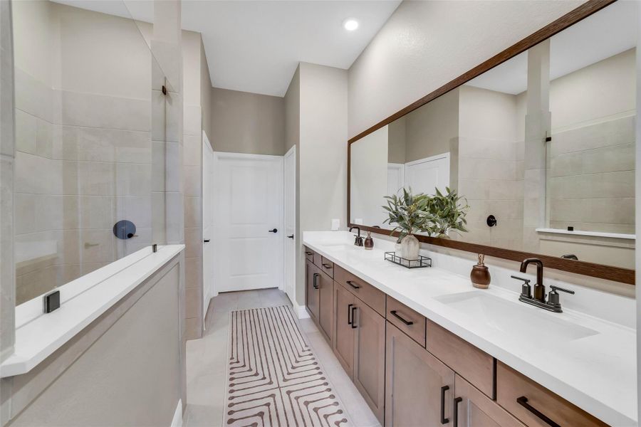 Furnished interior view inside a new home in , Willis (Image 7).