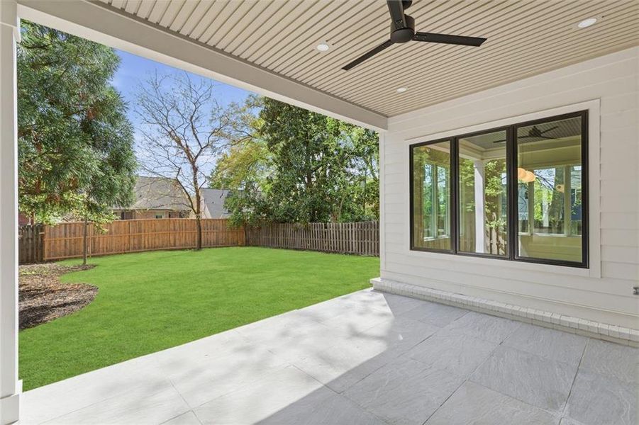 Exterior details and patio area of a home in , Atlanta (Image 29).