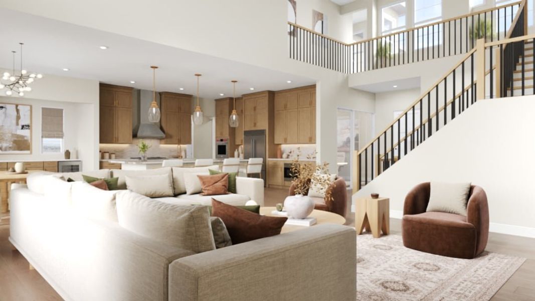 Representative furnished interior of a home built from the Aspenwood by Taylor Morrison in Macanta, Castle Rock (Image 4). Representative furnished interior of a home built from the Aspenwood by Taylor Morrison in Macanta, Castle Rock (Image 4).